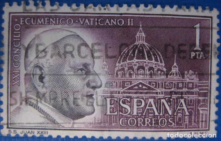 Bambole Moderne: Espa&ntilde;a. A&ntilde;o 1962, Edifil 1480 us. ''Concilio: Juan XXIII''./ Usado.