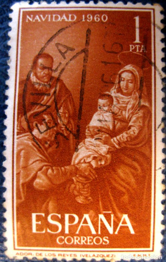 Bambole Moderne: Espa&ntilde;a. A&ntilde;o 1960, Edifil 1325 us. ''Navidad-Vel&aacute;zquez''./ Usado.