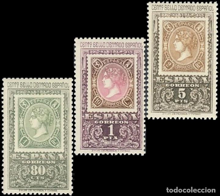Poup&eacute;es Modernes: Espa&ntilde;a. A&ntilde;o 1965, Edifil 1689/91** ''Cent. del Sello Dentado''./ Nuevos, sin fijasellos. MNH.