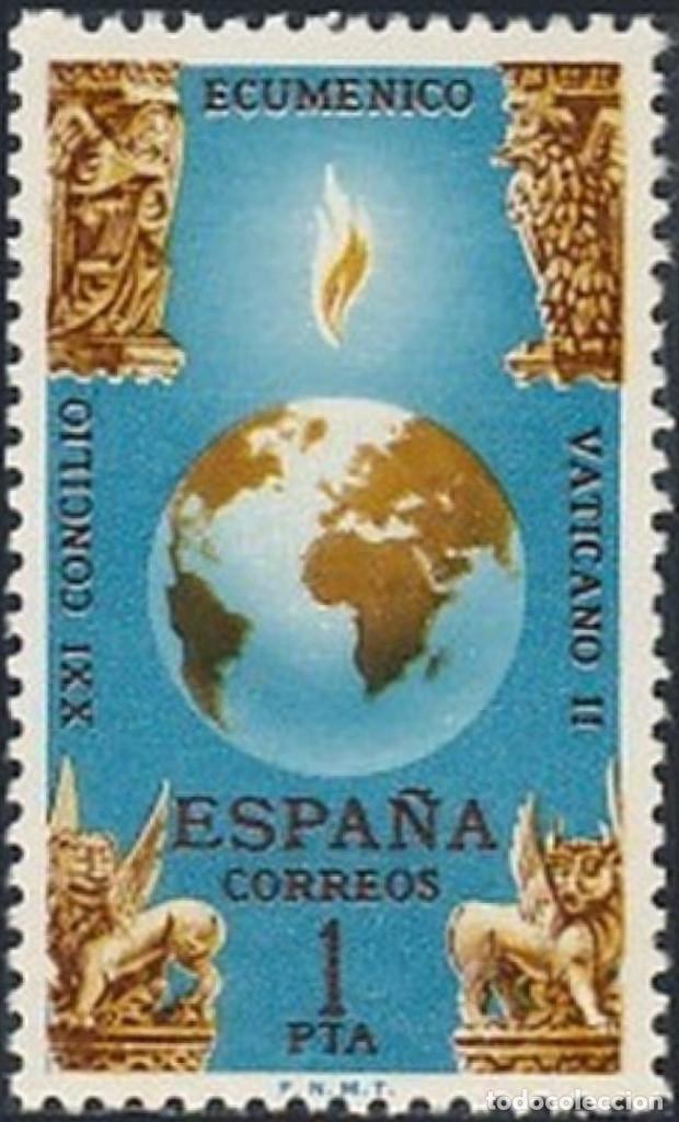 Modern Dolls: Espa&ntilde;a. A&ntilde;o 1965, Edifil 1695** ''Concilio Vaticano II: Clausura.''./ Nuevo, sin fijasellos. MNH.