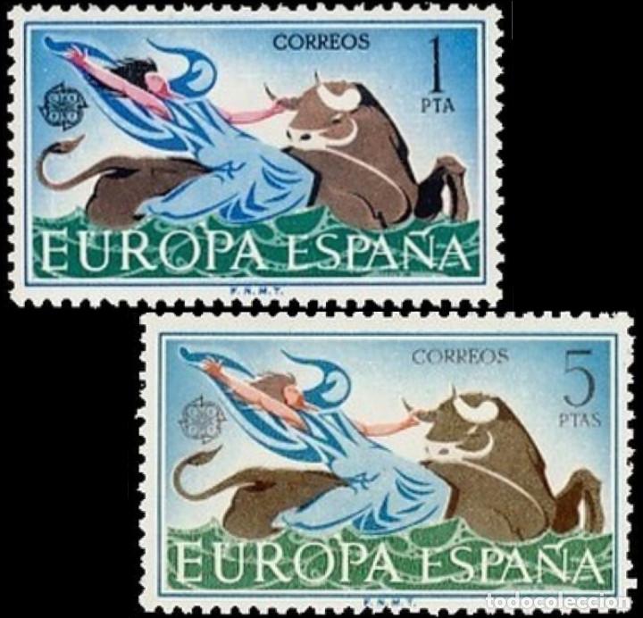 Mu&ntilde;ecas modernas: Espa&ntilde;a. A&ntilde;o 1966, Edifil 1747/48** ''Europa CEPT''./ Nuevos, sin fijasellos. MNH.