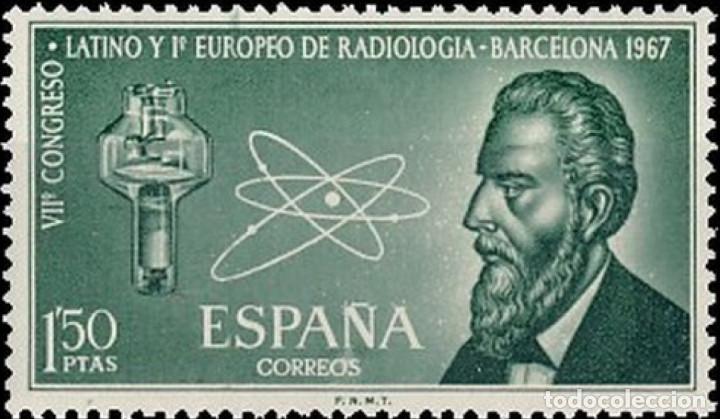 Bonecas Modernas: Espa&ntilde;a. A&ntilde;o 1967, Edifil 1790** ''Congreso de Radiolog&iacute;a - Barcelona''./ Nuevos, MNH.