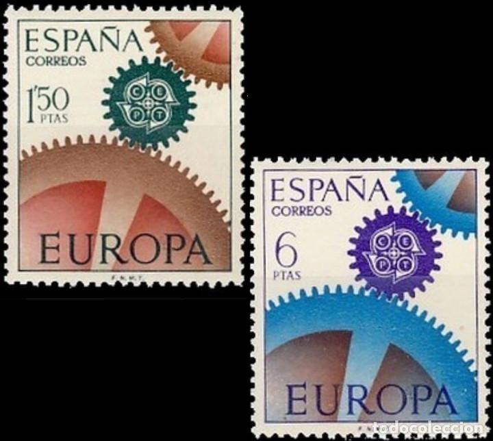 Mu&ntilde;ecas modernas: Espa&ntilde;a. A&ntilde;o 1967, Edifil 1795/96** ''Europa-CEPT''./ Nuevos, sin fijasellos. MNH.