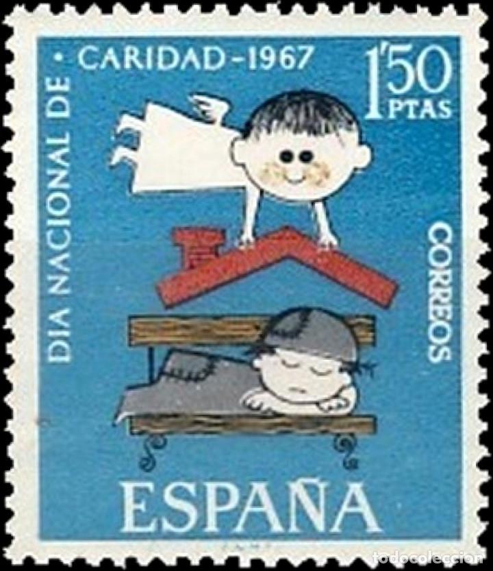 Mu&ntilde;ecas modernas: Espa&ntilde;a. A&ntilde;o 1967, Edifil 1801** ''Pro-Caritas''./ Nuevos, sin fijasellos. MNH.