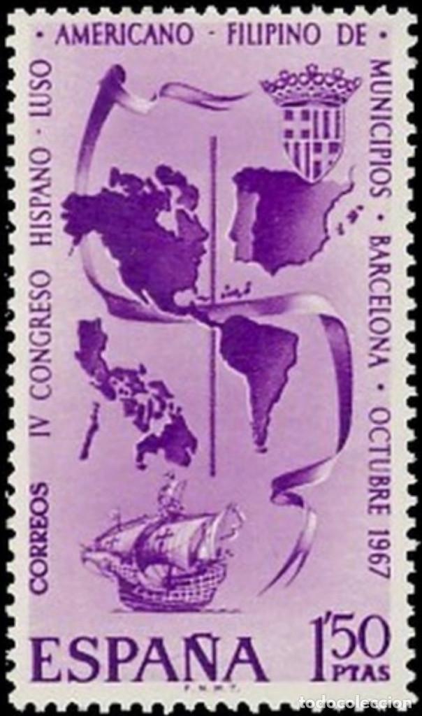 Mu&ntilde;ecas modernas: Espa&ntilde;a. A&ntilde;o 1967, Edifil 1818** ''Congreso de Municipios''./ Nuevos, sin fijasellos. MNH.