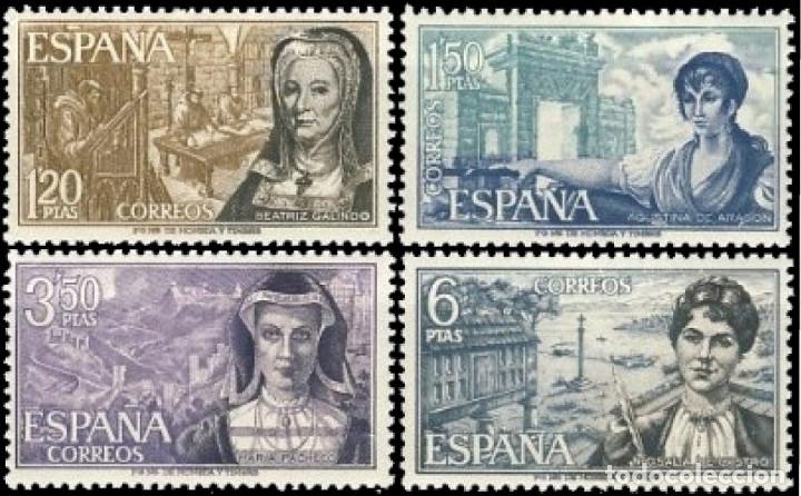 Bambole Moderne: Espa&ntilde;a. A&ntilde;o 1968, Edifil 1864/67** ''Personajes Espa&ntilde;oles''./ Nuevos, sin fijasellos. MNH.