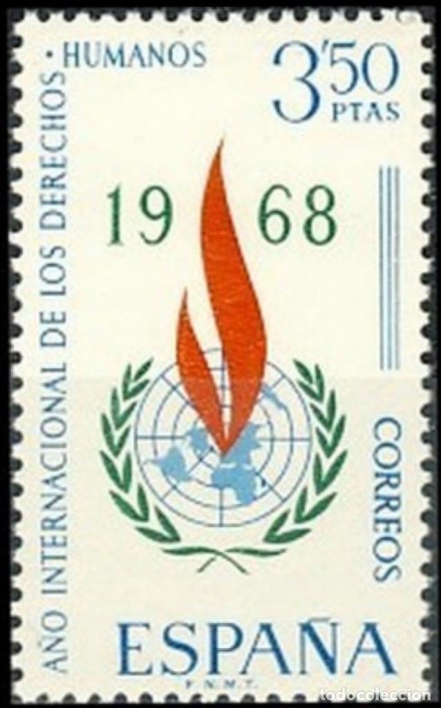 Bambole Moderne: Espa&ntilde;a. A&ntilde;o 1968, Edifil 1874** ''A&ntilde;o I. Derechos Humanos''./ Nuevos, sin fijasellos. MNH.
