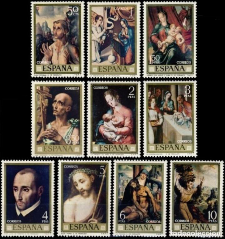 Bambole Moderne: Espa&ntilde;a. A&ntilde;o 1970, Edifil 1963/72** ''Luis de Morales - Pinturas''./ Nuevos, sin fijasellos. MNH.