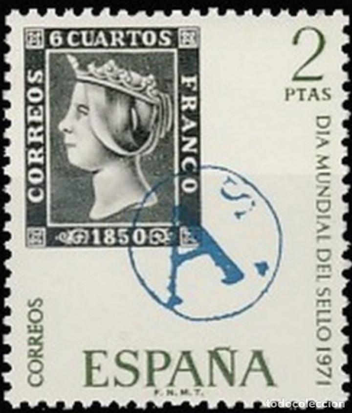 Bonecas Modernas: Espa&ntilde;a. A&ntilde;o 1971, Edifil 2033** ''D&iacute;a Mundial del Sello''./ Nuevos, sin fijasellos. MNH.
