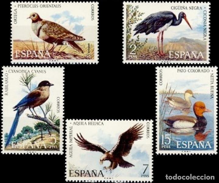 Moderne Puppen: Espa&ntilde;a. A&ntilde;o 1973, Edifil 2134/38** ''Fauna Hisp&aacute;nica''./ Nuevos, sin fijasellos. MNH.