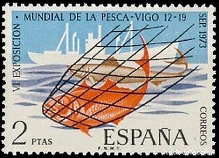 Moderne Puppen: Espa&ntilde;a. A&ntilde;o 1973, Edifil 2144** ''Exp. Mundial de Pesca''./ Nuevos, sin fijasellos. MNH.
