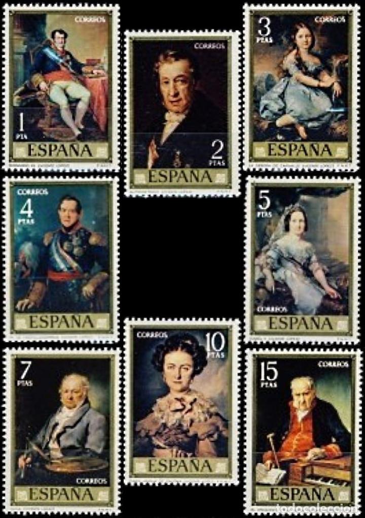 Moderne Puppen: Espa&ntilde;a. A&ntilde;o 1973, Edifil 2146/53 ** ''Vicente L&oacute;pez - Pinturas''./ Nuevos, sin fijasellos. MNH.