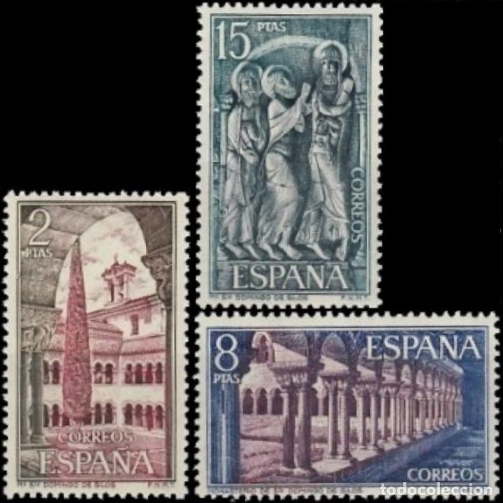 Moderne Puppen: Espa&ntilde;a. A&ntilde;o 1973, Edifil 2159/61 ** ''Monasterio Sto. Domingo de Silos''./ Nuevos, MNH.
