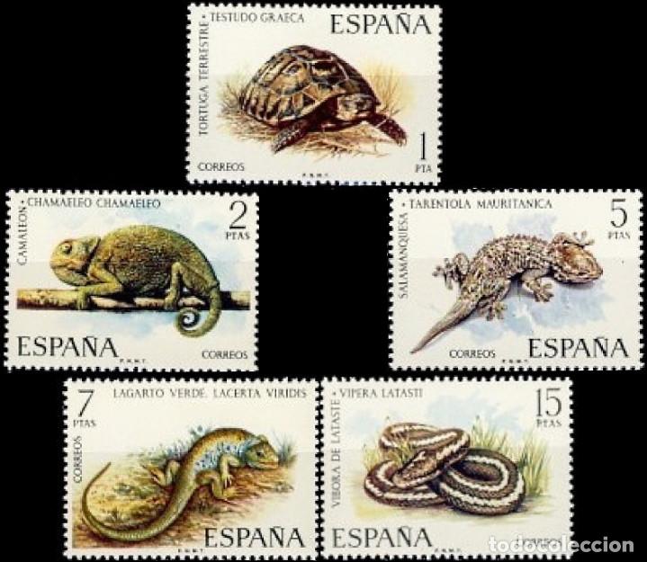 Moderne Puppen: Espa&ntilde;a. A&ntilde;o 1974, Edifil 2192/96** ''Fauna Hisp&aacute;nica''./ Nuevos, sin fijasellos. MNH.