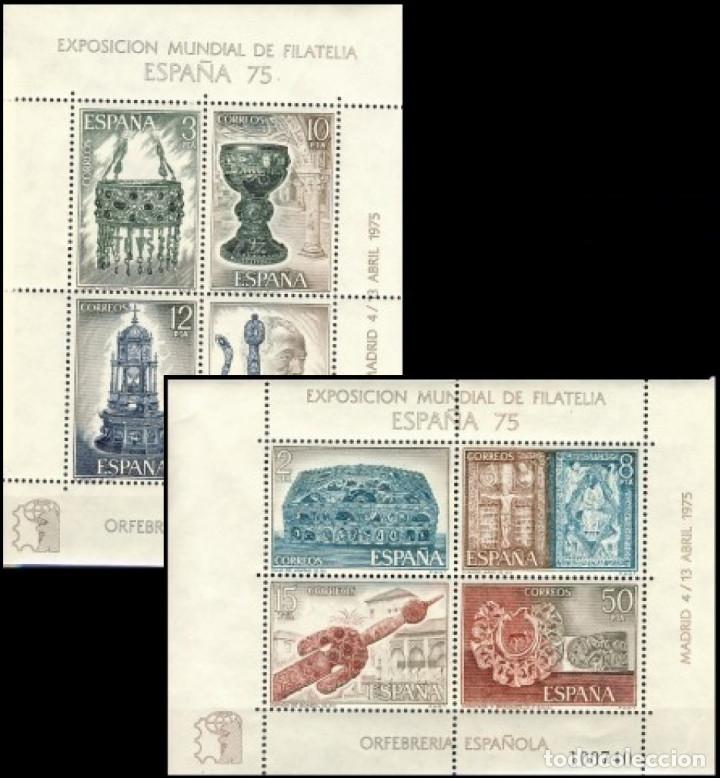 Moderne Puppen: Espa&ntilde;a. A&ntilde;o 1975, Edifil 2252/53** ''HB Espa&ntilde;a 75''./ Nuevos, sin fijasellos. MNH.