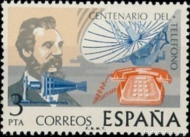 Moderne Puppen: Espa&ntilde;a. A&ntilde;o 1976, Edifil 2311** ''Centenario del Tel&eacute;fono''./ Nuevos, sin fijasellos. MNH.