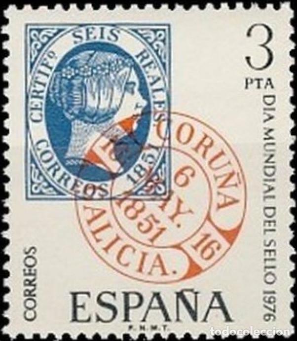 Moderne Puppen: Espa&ntilde;a. A&ntilde;o 1976, Edifil 2318** ''D&iacute;a Mundial del Sello''./ Nuevos, sin fijasellos. MNH.