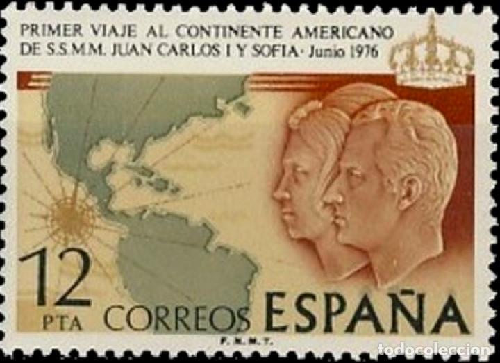 Moderne Puppen: Espa&ntilde;a. A&ntilde;o 1976, Edifil 2333** ''Viaje de los Reyes a Am&eacute;rica''./ Nuevos, sin fijasellos. MNH.