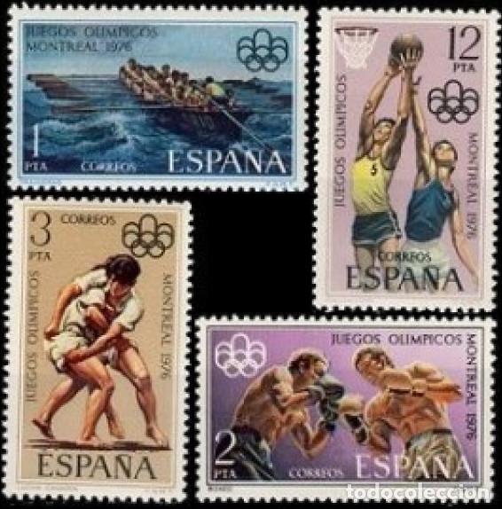 Mu&ntilde;ecas modernas: Espa&ntilde;a. A&ntilde;o 1976, Edifil 2340/43** ''JJ OO de Montreal''./ Nuevos, sin fijasellos. MNH.