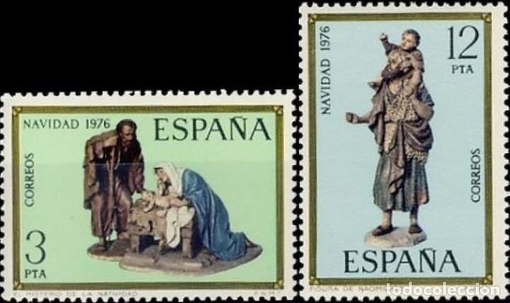 Mu&ntilde;ecas modernas: Espa&ntilde;a. A&ntilde;o 1976, Edifil 2368/69** ''Navidad''./ Nuevos, sin fijasellos. MNH.