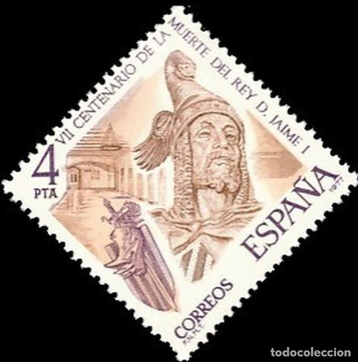 Mu&ntilde;ecas modernas: Espa&ntilde;a. A&ntilde;o 1977, Edifil 2397** ''Jaime I, el Conquistador''./ Nuevos, sin fijasellos. MNH.