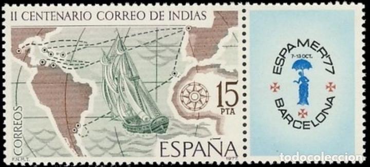 Mu&ntilde;ecas modernas: Espa&ntilde;a. A&ntilde;o 1977, Edifil 2437** ''Espamer'77''./ Nuevos, sin fijasellos. MNH.