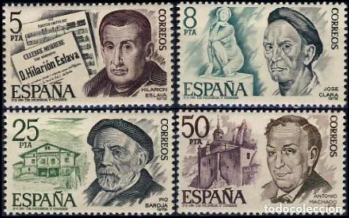Mu&ntilde;ecas modernas: Espa&ntilde;a. A&ntilde;o 1978, Edifil 2456/59** ''Personajes Espa&ntilde;oles''./ Nuevos, sin fijasellos. MNH.