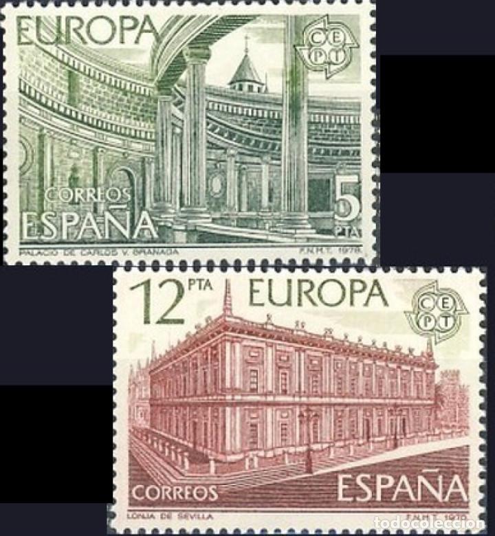 Mu&ntilde;ecas modernas: Espa&ntilde;a. A&ntilde;o 1978, Edifil 2474/75** ''Europa CEPT''./ Nuevos, sin fijasellos. MNH.