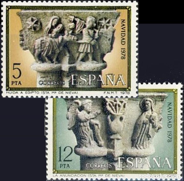 Mu&ntilde;ecas modernas: Espa&ntilde;a. A&ntilde;o 1978, Edifil 2491/92** ''Navidad''./ Nuevos, sin fijasellos. MNH.