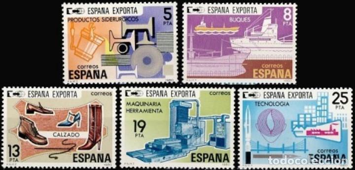 Mu&ntilde;ecas modernas: Espa&ntilde;a. A&ntilde;o 1980, Edifil 2563/67** ''Espa&ntilde;a Exporta''./ Nuevos, sin fijasellos. MNH.