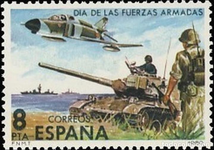 Mu&ntilde;ecas modernas: Espa&ntilde;a. A&ntilde;o 1980, Edifil 2572** ''D&iacute;a de las Fuerzas Armadas''./ Nuevos, sin fijasellos. MNH.