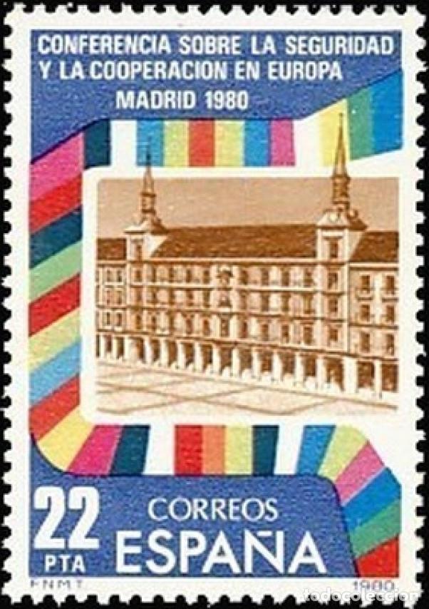 Modern Dolls: Espa&ntilde;a. A&ntilde;o 1980, Edifil 2592** ''Seguridad y Cooperaci&oacute;n''./ Nuevos, sin fijasellos. MNH.