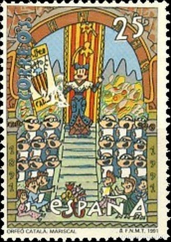 Bonecas Modernas: Espa&ntilde;a. A&ntilde;o 1991, Edifil 3126** ''Orfe&oacute;n Catal&aacute;n''./ Nuevos, sin fijasellos. MNH.