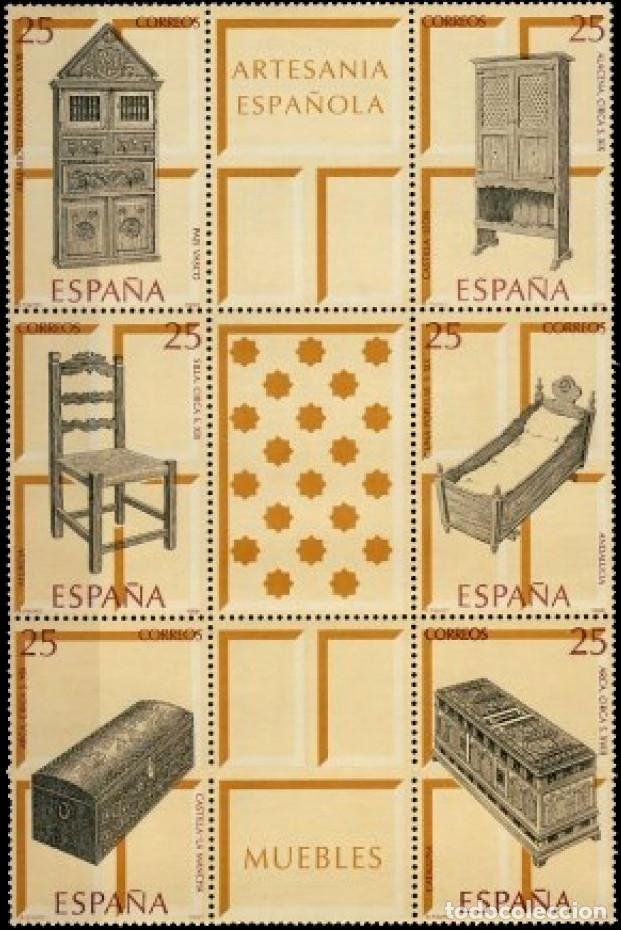 Bambole Moderne: Espa&ntilde;a. A&ntilde;o 1991, Edifil 3127/32** ''Artesan&iacute;a Espa&ntilde;ola: Muebles''./ Nuevos, sin fijasellos. MNH.