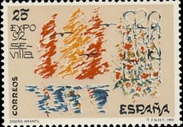 Bonecas Modernas: Espa&ntilde;a. A&ntilde;o 1992, Edifil 3153** ''Dise&ntilde;o Infantil''./ Nuevos, sin fijasellos. MNH.
