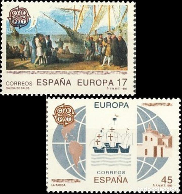 Bambole Moderne: Espa&ntilde;a. A&ntilde;o 1992, Edifil 3196/97** ''Europa CEPT: Motivos Colombinos''./ Nuevos, sin fijasellos. MNH