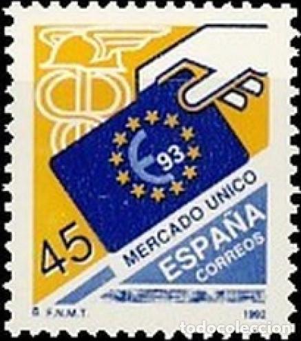 Bonecas Modernas: Espa&ntilde;a. A&ntilde;o 1992, Edifil 3226** ''Mercado &Uacute;nico Europeo''./ Nuevos, sin fijasellos. MNH.