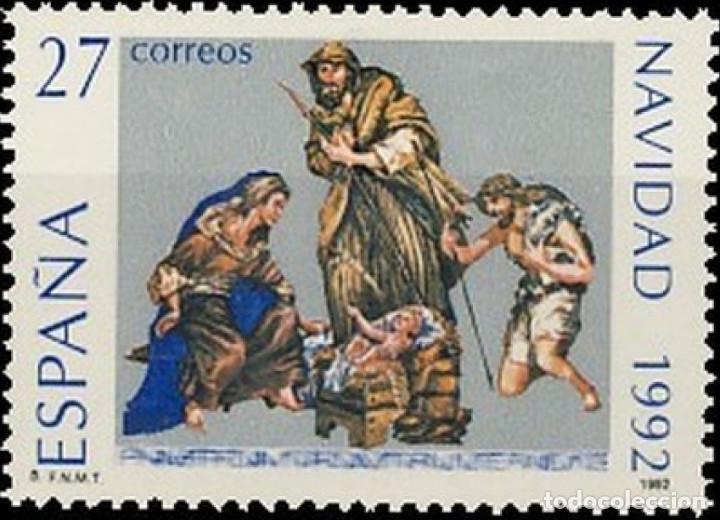 Bonecas Modernas: Espa&ntilde;a. A&ntilde;o 1992, Edifil 3227** ''Navidad - Obdulia Acevedo''./ Nuevos, sin fijasellos. MNH.