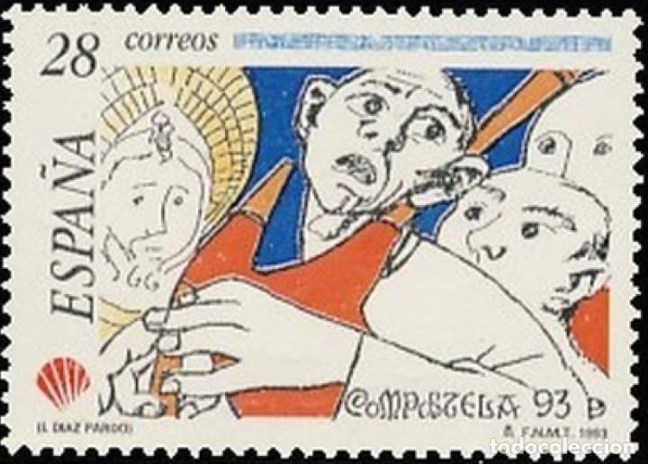 Bonecas Modernas: Espa&ntilde;a. A&ntilde;o 1993, Edifil 3256** ''Sello, Compostela 93 )&middot;''./ Nuevos, sin fijasellos. MNH.