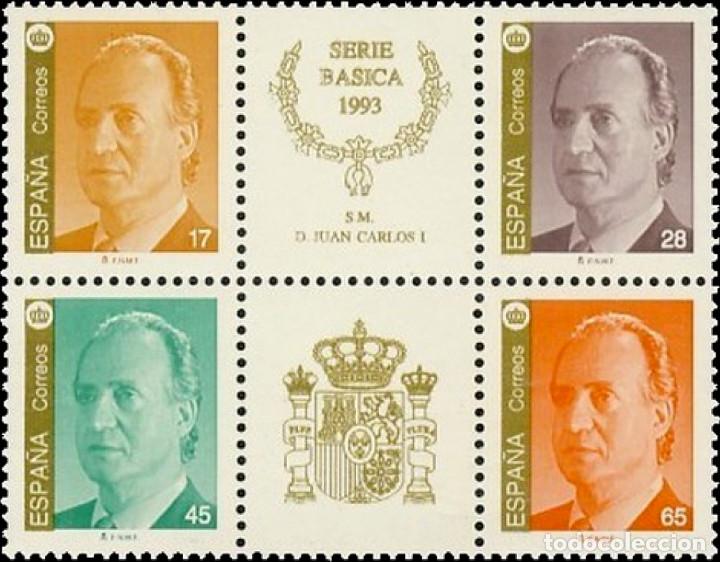 Bambole Moderne: Espa&ntilde;a. A&ntilde;o 1993, Edifil 3259A/62A** ''Juan Carlos I en Bloq4. con Band.''./ Nuevos, MNH.