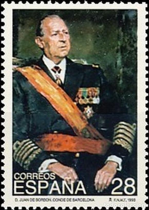 Bonecas Modernas: Espa&ntilde;a. A&ntilde;o 1993, Edifil 3264** ''Don Juan de Borb&oacute;n''./ Nuevos, sin fijasellos. MNH.