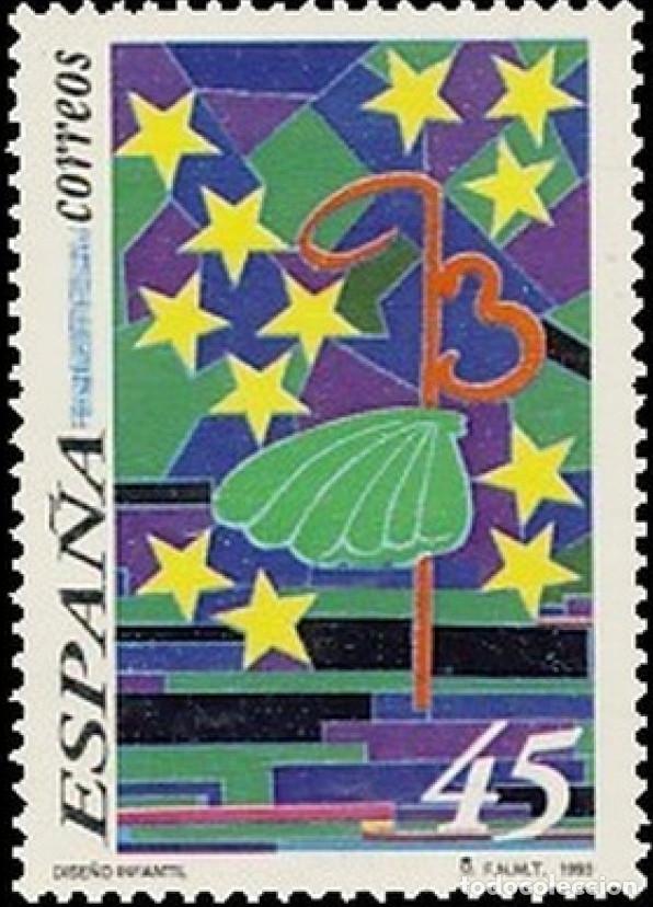 Bonecas Modernas: Espa&ntilde;a. A&ntilde;o 1993, Edifil 3269** ''Dise&ntilde;o Infantil''./ Nuevos, sin fijasellos. MNH.