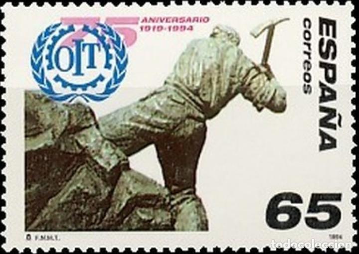 Bonecas Modernas: Espa&ntilde;a. A&ntilde;o 1994, Edifil 3288** ''Aniversario de la Oficina OIT''./ Nuevos, sin fijasellos. MNH.