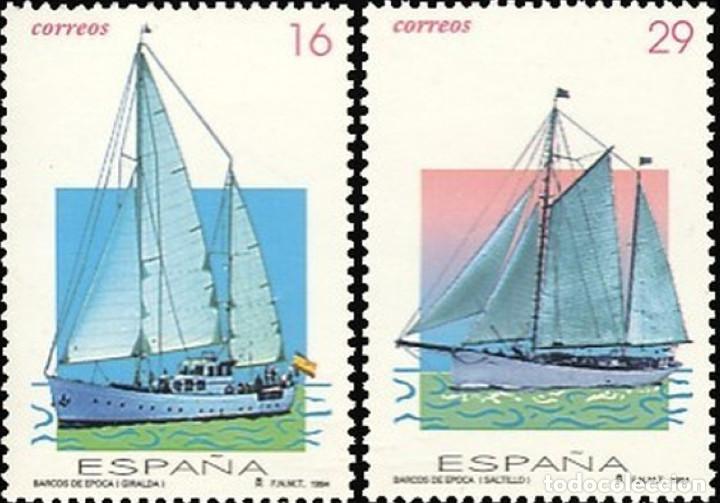 Bonecas Modernas: Espa&ntilde;a. A&ntilde;o 1994, Edifil 3314/15** ''Barcos de &Eacute;poca: Giralda y Saltillo''./ Nuevos, MNH.