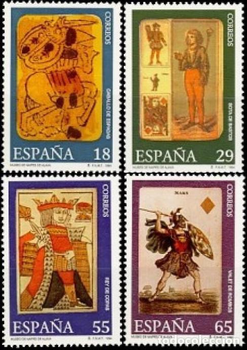Bonecas Modernas: Espa&ntilde;a. A&ntilde;o 1994, Edifil 3317/20** ''Museo de Naipes.''./ Nuevos, sin fijasellos. MNH.