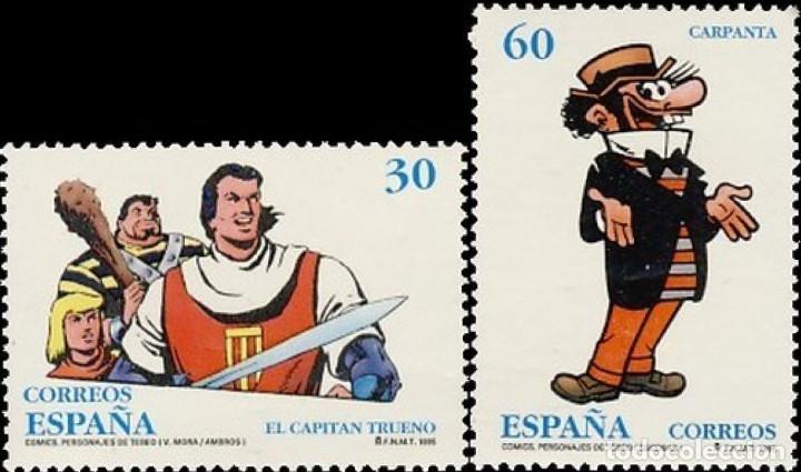 Poup&eacute;es Modernes: Espa&ntilde;a. A&ntilde;o 1995, Edifil 3359/60** 'Comics: Capit&aacute;n Trueno - Carpanta''./ Nuevos, MNH