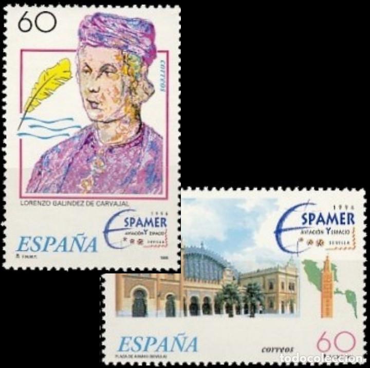 Bonecas Modernas: Espa&ntilde;a. A&ntilde;o 1995, Edifil 3404/05** ''Espamer y Aviaci&oacute;n y Espacio 96''./ Nuevos, sin fijasellos. MNH