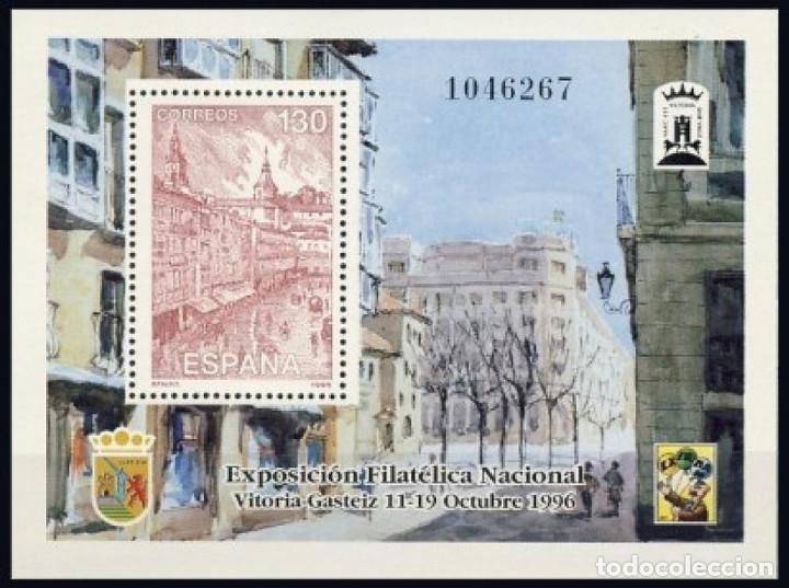 Mu&ntilde;ecas modernas: Espa&ntilde;a. A&ntilde;o 1996, Edifil 3451** ''Exfilna 96 - Vitoria''./ Nuevos, sin fijasellos. MNH.