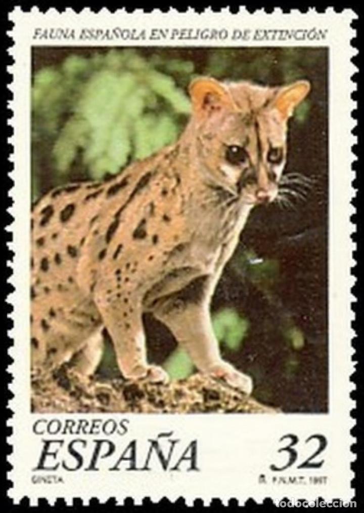 Poup&eacute;es Modernes: Espa&ntilde;a. A&ntilde;o 1997, Edifil 3469** ''Fauna en peligro de Extinci&oacute;n: Gineta''./ Nuevos, MNH.