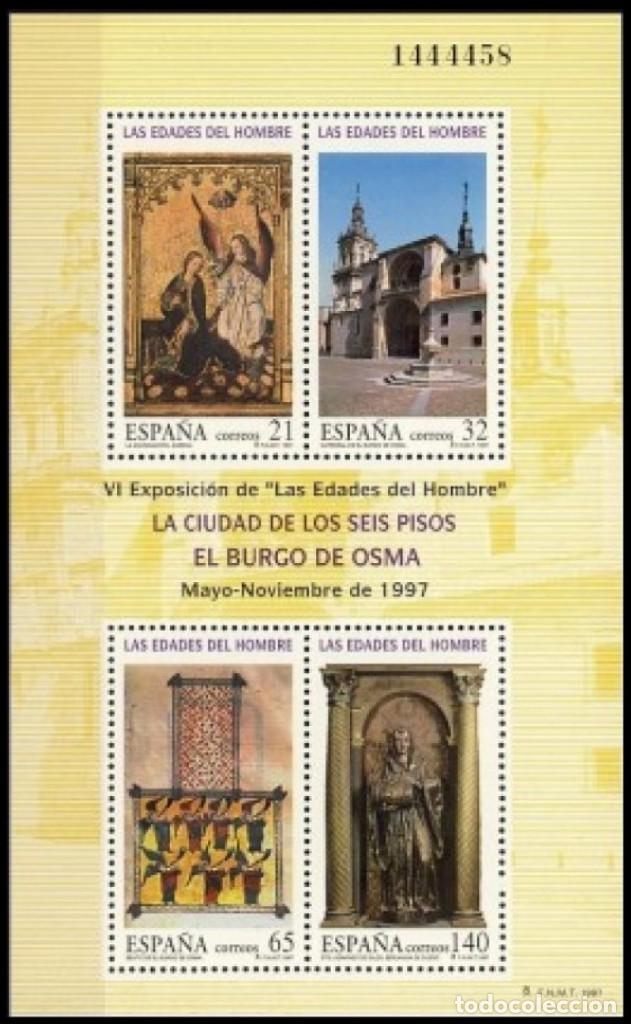 Bambole Moderne: Espa&ntilde;a. A&ntilde;o 1997, Edifil 3494 HB** ''La Edades del Hombre - El Burgos de Osma''./ Nuevos, MNH.